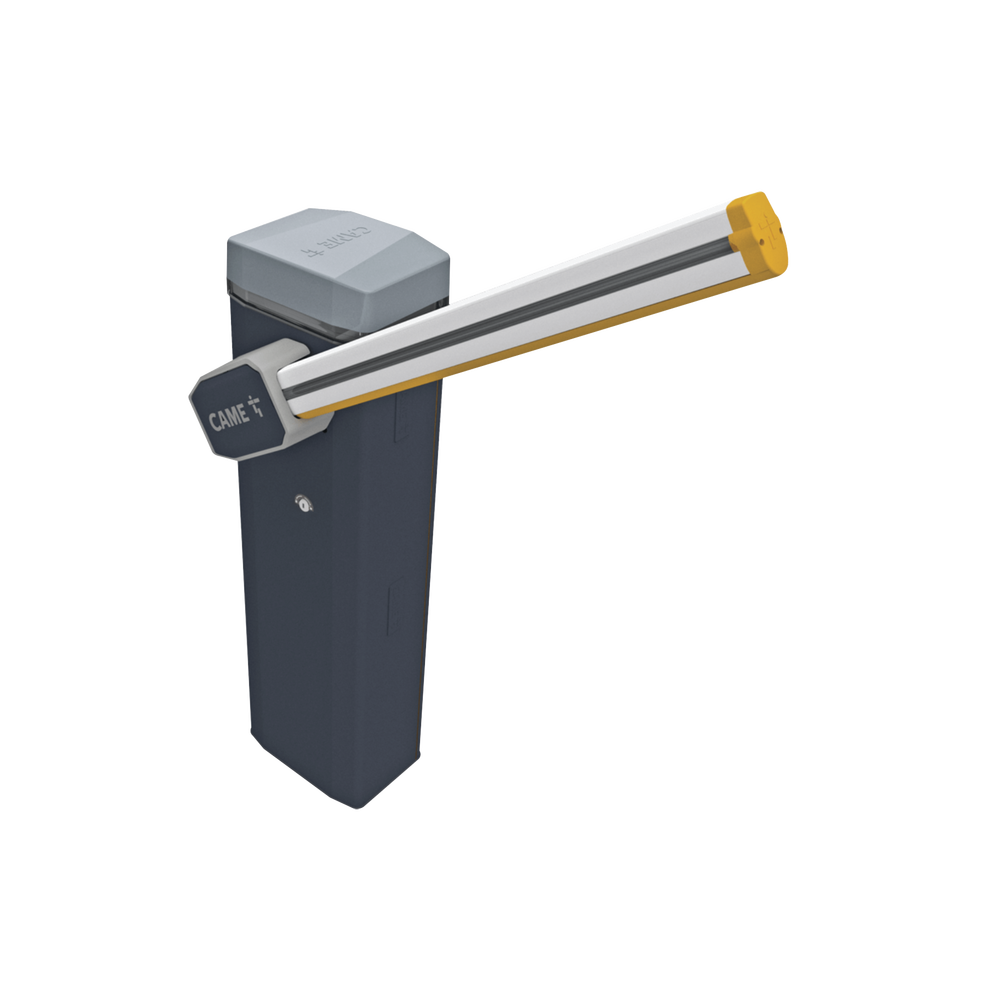 Kit Barrera Vehicular GARD GT4 / Uso Intensivo / Gabinete en Acero Galvanizado / Incluye Brazo de 4M, Corona Led de Iluminación, Tira Led y Bandas Reflectivas