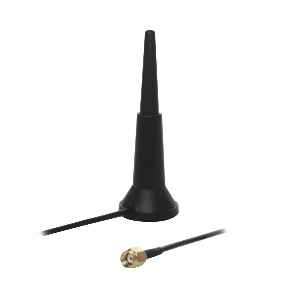 (PR1KRD30) Antena WiFi Doble Banda SMA, 3 dBi, Magnetica, cable 1.5M