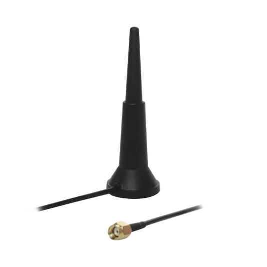 (PR1KRD30) Antena WiFi Doble Banda SMA, 3 dBi, Magnetica, cable 1.5M