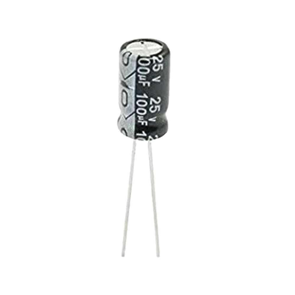 Capacitor Electrolitico 100 MF - 25 V.