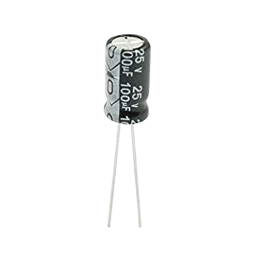 Capacitor Electrolitico 100 MF - 25 V.