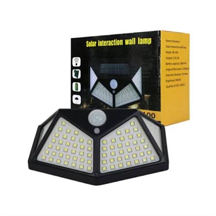 combox4 lampara solar 100 led