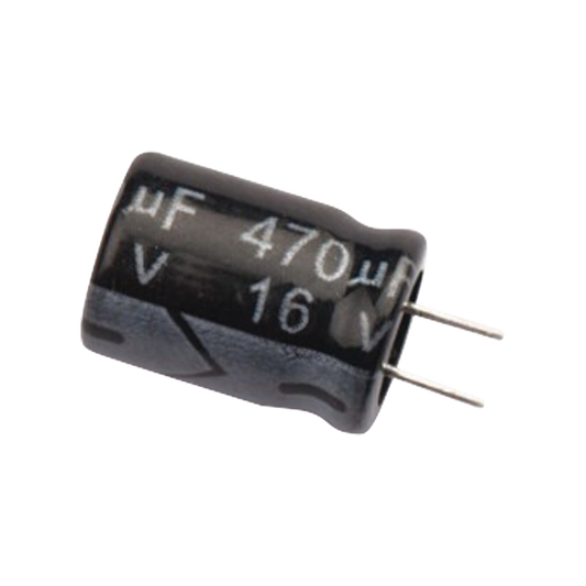 Capacitor Electrolítico 470 MF 16 V.