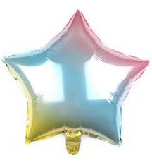 Globo estrella degrade 18"