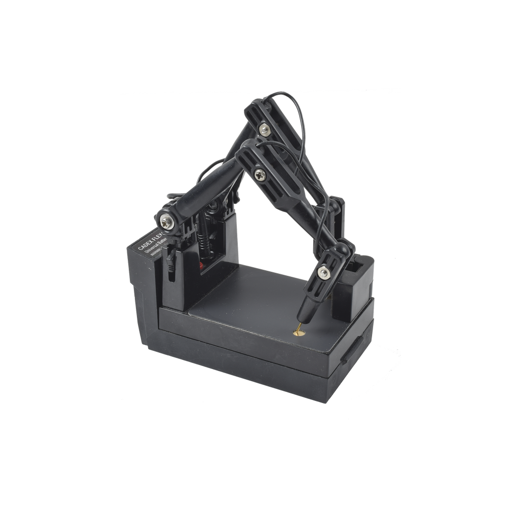 Universal adapter with spring-loaded flexible arms (FlexArm™) for the Cadex C7x00 series analyzer