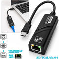 Adaptador Red Ethernet Tipo C 3.1 100mbp