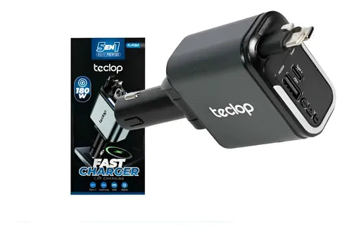 Cargador para carro 5 en 1 tc
