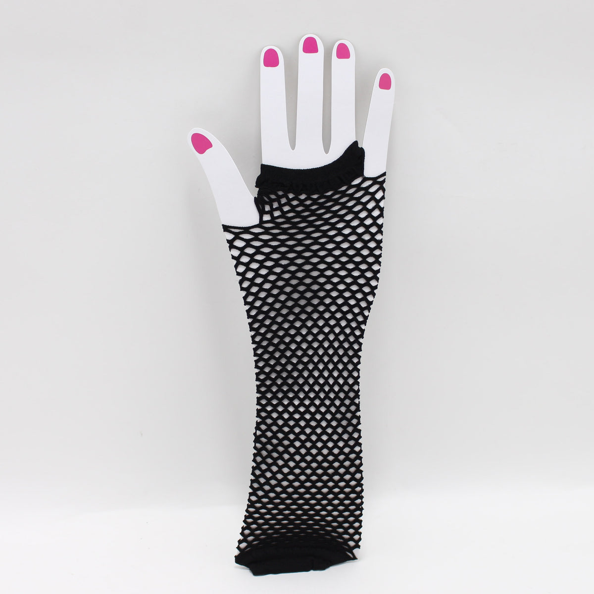 Guante malla dama negra 25cm