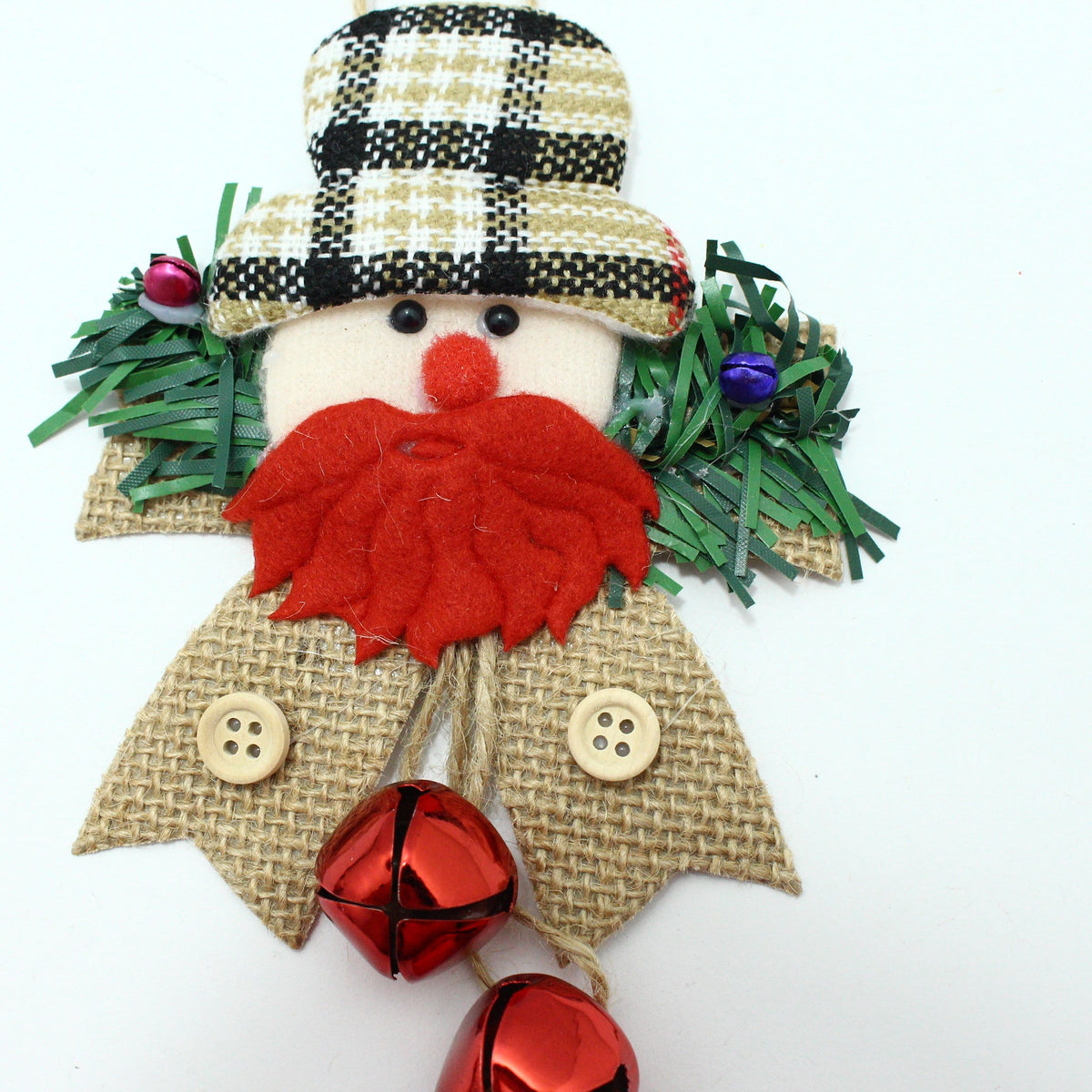 Adornos navideños decorativos surtidos.