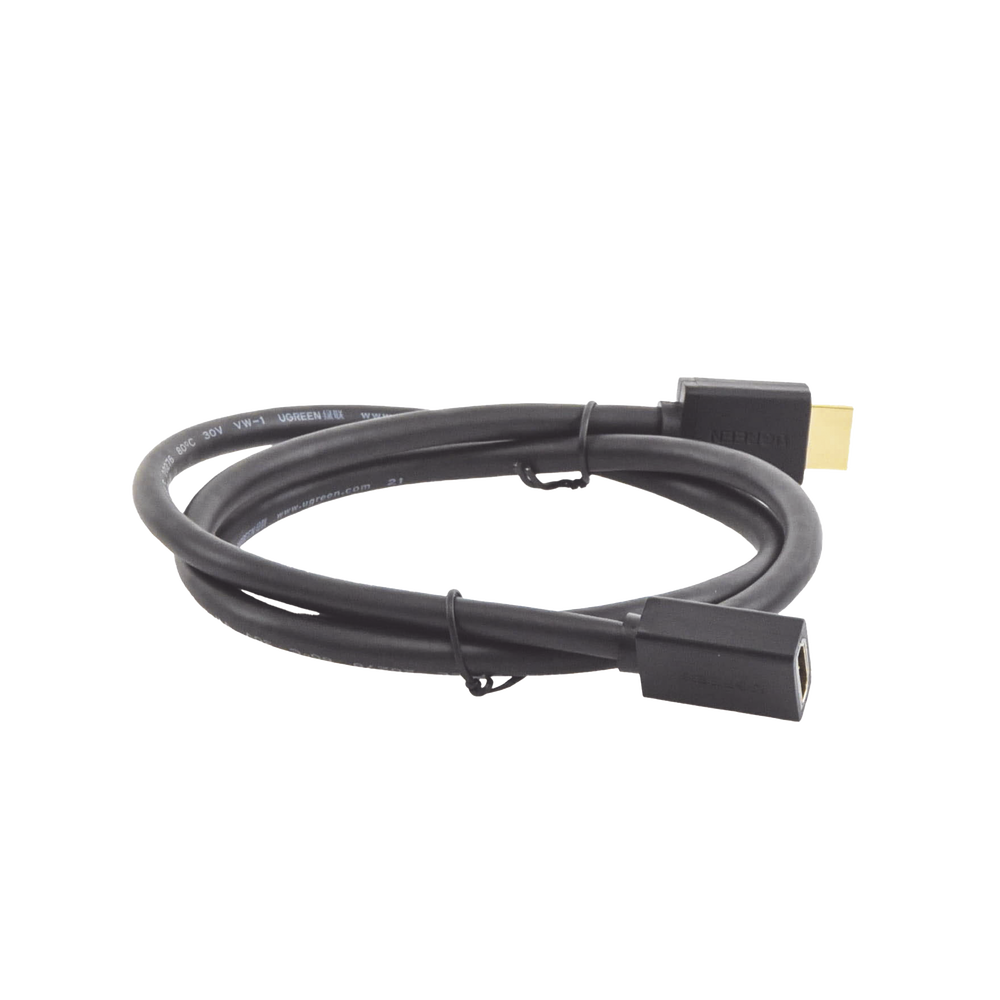 Cable extensor HDMI de 1 M / 4K@60Hz / 3D / HDR /  Macho a Hembra / Núcleo de cobre estañado / Transmisión estable.