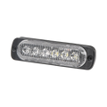 Luz direccional con 6 LEDS, color ambar/claro, 12-24 VCD