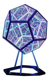 RC lampara led arte especial geometria