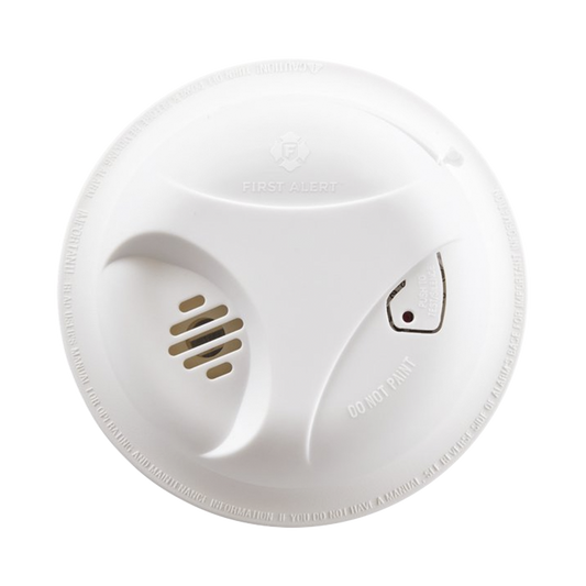 Detector de humo, autónomo, fotoeléctrico, con botón para silenciar