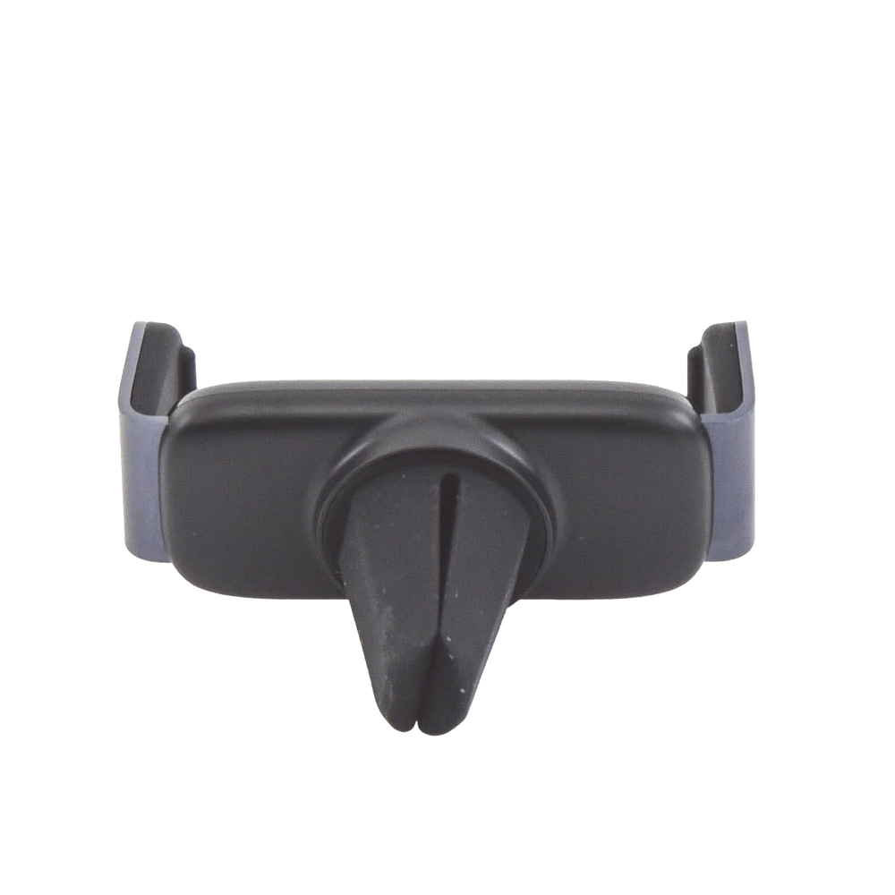 Soporte de Celular para Automóvil en Rendija de Ventilación / Rotacion de 360° / Clip de Resorte / Almohadilla de Silicona Suave / Ajustable 61-93 mm / Color Negro