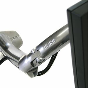 Brazo monitor Ergotron 45-214-026 VESA 30" carga 13,61 kg ajustable