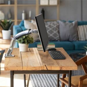 Brazo monitor Ergotron 45-214-026 VESA 30" carga 13,61 kg ajustable