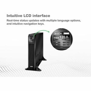 UPS Apc Smart-UPS SRT3000XLA 3 kVA/2,70 kW, rack/torre, 120 V