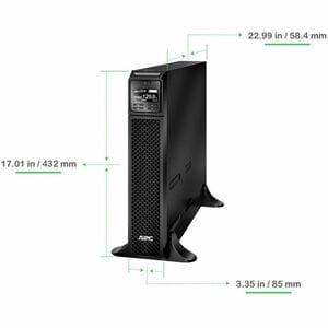 UPS Apc SRT2200XLA 2.20kVA/1.80kW, torre 2U, onda sinusoidal