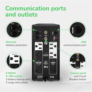 UPS Apc BR700G Back-UPS, 700VA/450W, torre, USB