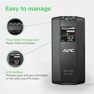 UPS Apc BR700G Back-UPS, 700VA/450W, torre, USB