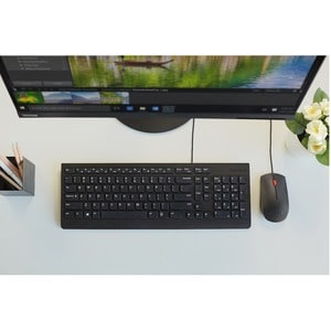 Mouse Lenovo Essential 4Y50R20863 USB, óptico y 1600 dpi