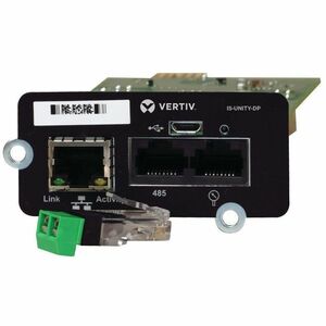 Módulo de gestión Vertiv IS-UNITY-DP Liebert, 1 USB, gestión de red