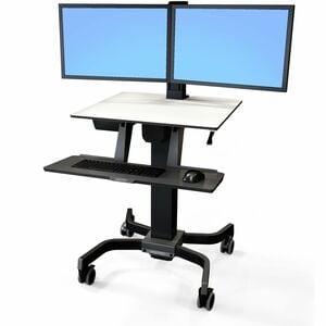 Carro para computadora Ergotron WorkFit-C 24", 14,74 kg, 4 ruedas