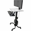 Carro para computadora Ergotron WorkFit-C 24", 14,74 kg, 4 ruedas