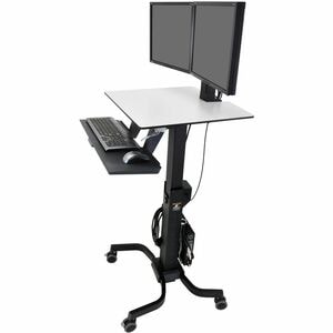 Carro para computadora Ergotron WorkFit-C 24", 14,74 kg, 4 ruedas