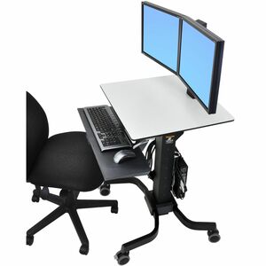 Carro para computadora Ergotron WorkFit-C 24", 14,74 kg, 4 ruedas