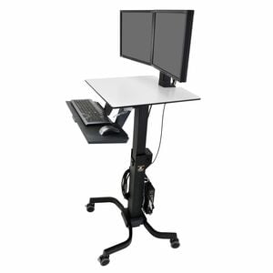Carro para computadora Ergotron WorkFit-C 24", 14,74 kg, 4 ruedas