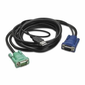 Cable KVM APC AP5821 1.80m, USB 2.0 tipo A y HD-15