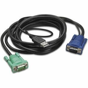 Cable KVM APC AP5821 1.80m, USB 2.0 tipo A y HD-15