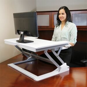 Escritorio sentado-de pie Ergotron 33-406-062 WorkFit-TL, altura ajustable, blanco