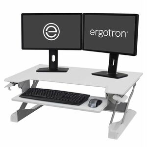 Escritorio sentado-de pie Ergotron 33-406-062 WorkFit-TL, altura ajustable, blanco