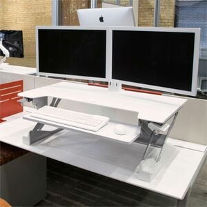 Escritorio sentado-de pie Ergotron 33-406-062 WorkFit-TL, altura ajustable, blanco