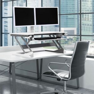 Escritorio sentado-de pie Ergotron 33-406-062 WorkFit-TL, altura ajustable, blanco