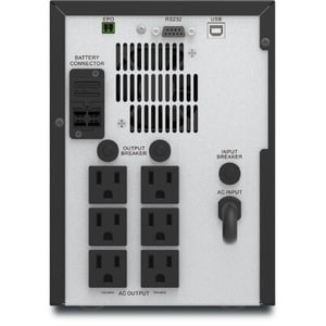 Ups interactiva Apc SMV1500A 1.50 kVA/1.05 kW, torre, 6 tomas 120 V