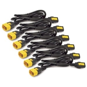 Cable de poder Apc AP8704S-WW 1.20 m, C13 a C14, 6 unidades