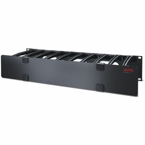Organizador de cables Apc AR8606 horizontal 2U, negro, para rack