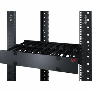 Organizador de cables Apc AR8606 horizontal 2U, negro, para rack