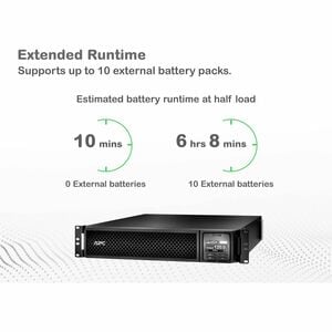 UPS en línea Apc SRT2200RMXLA-NC 2.20kVA/1.80kW, 2U, 120 V