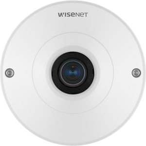 Cámara de red Hanwha Techwin QNF-9010 12MP, ojo de pez, H.265