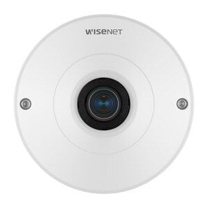 Cámara de red Hanwha Techwin QNF-9010 12MP, ojo de pez, H.265