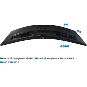Monitor curvo Samsung S34A650UXN 34" UW-QHD USB-C HDMI