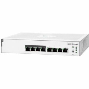 Switch Aruba JL811A Instant On 1830, 8 puertos Gigabit, PoE 65W