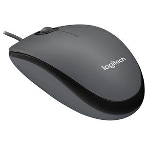 Mouse Logitech M90 USB óptico, cable, rueda de desplazamiento