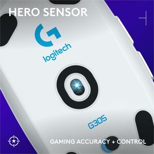Mouse gaming Logitech G305 Lightspeed inalámbrico, USB, 12000 dpi