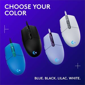 Mouse gamer Logitech G203 910-005790 USB, 6 botones, 8000 dpi