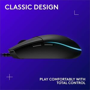 Mouse gamer Logitech G203 910-005790 USB, 6 botones, 8000 dpi